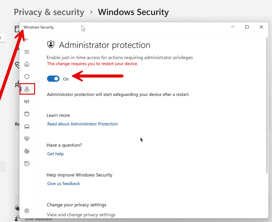 How to Enable Administrator Protection