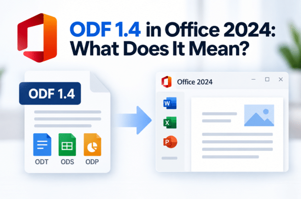 ODF 1.4 in Office 2024