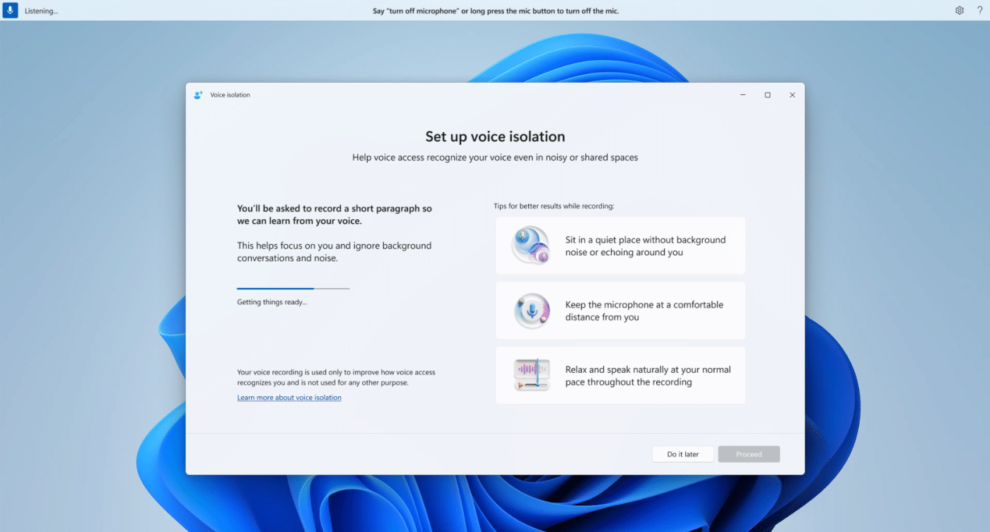 Turn On Voice Isolation