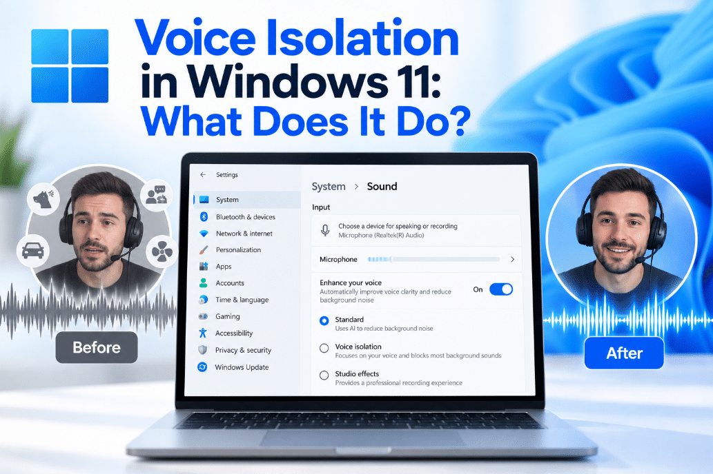 Voice Isolation in Windows 11