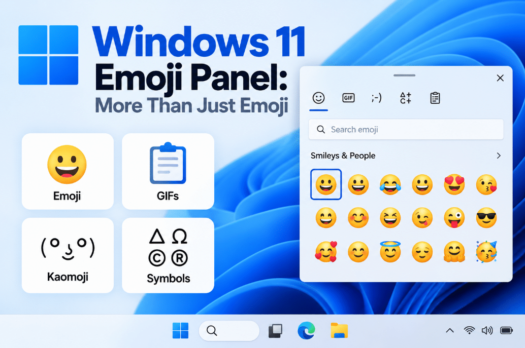 Windows 11 Emoji Panel